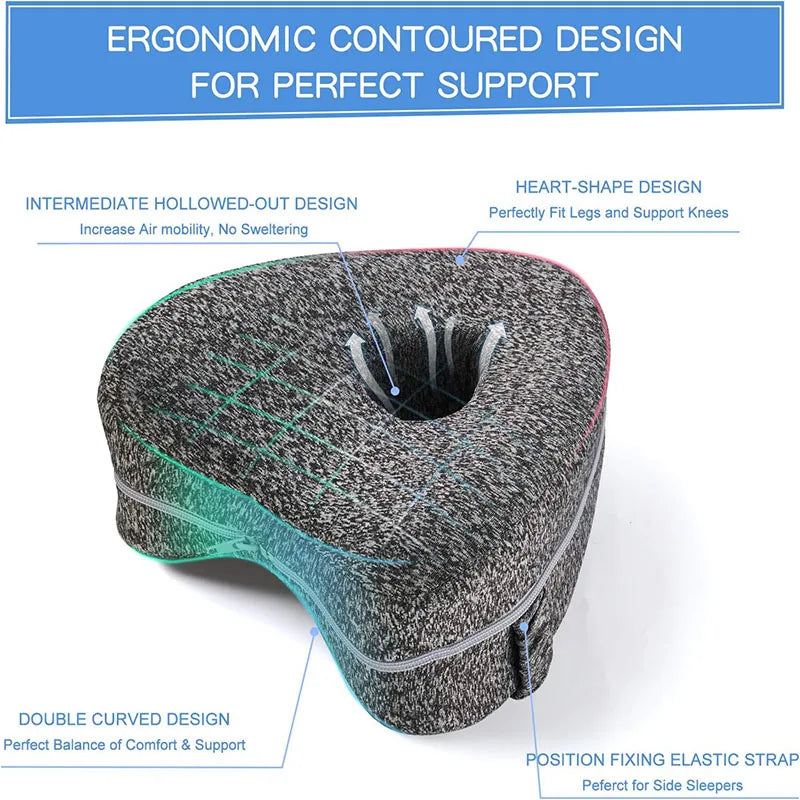 Ergonomic Leg Support Pillow for Sciatica Relief - Smarsty