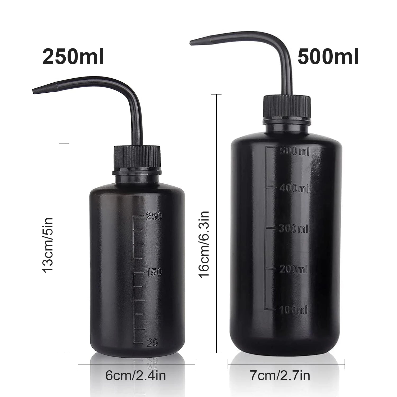 1PCS Tattoo Washing Bottle Clean Squeeze Bottle Eyelash Extension Cleaning Laboratory Measuring Bottles Plastic Makeup Tool - Smarsty
