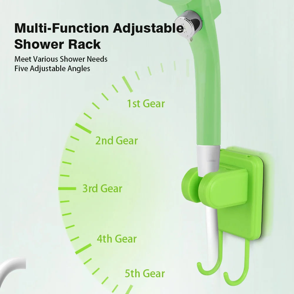 Camping Shower Pump RV Outdoor Shower Kit Camp Shower w/Full Screen Intelligent Digital Display Adjustable 6000mAh Shower Kit by Smarsty