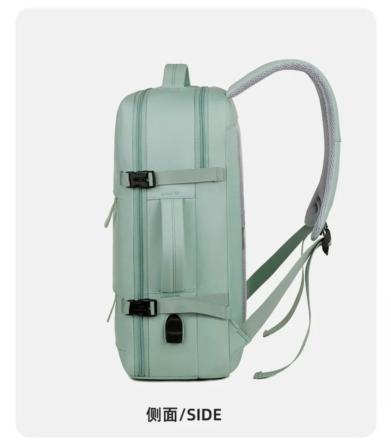 2025Men Women's Bag Large Capacity Journey Multifunction Backpack With Shoe Storage Multilayer Dry And Wet Separation Waterproof