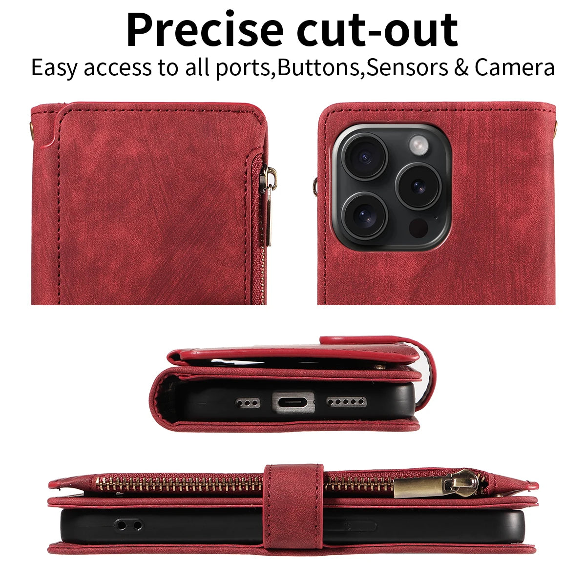 PU Leather Phone Case for Samsung Galaxy S25Edge Ultra S24 S23 S22 S21 S20 S10 S9 S8Plus FE Note20 Flip Wallet Style Phone Cover