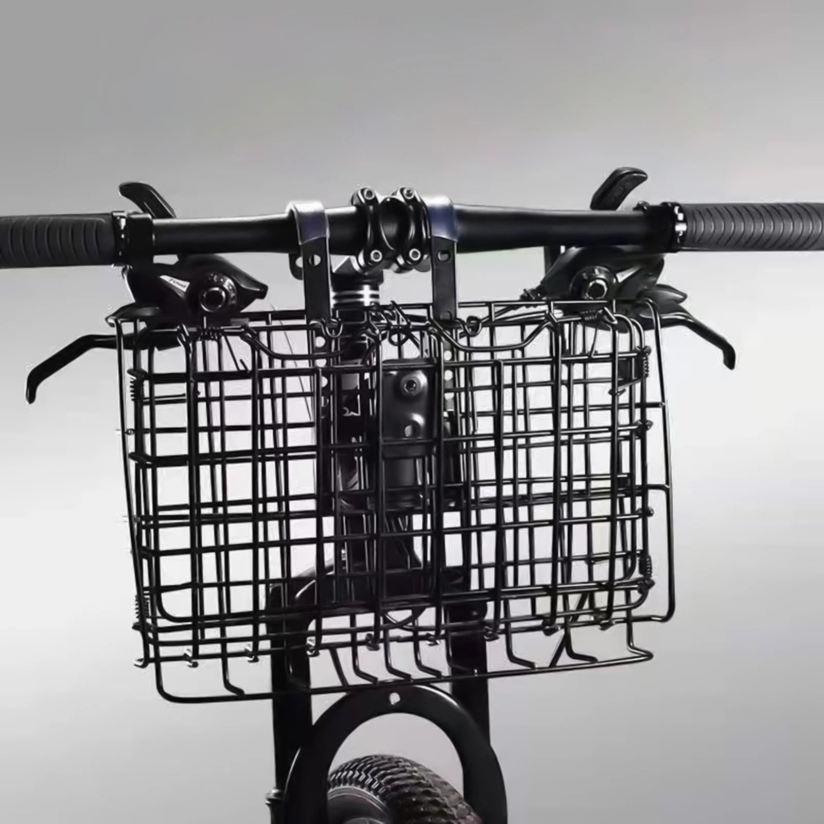 Mountain Bike Front Rear Foldable Side Hanging Basket Pannier Carrier for Cycling Storage Bicycle Baskets