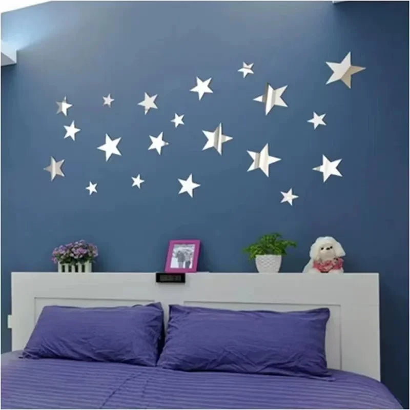 Star Mirror Wall Stickers for Stunning Home Decor - Smarsty