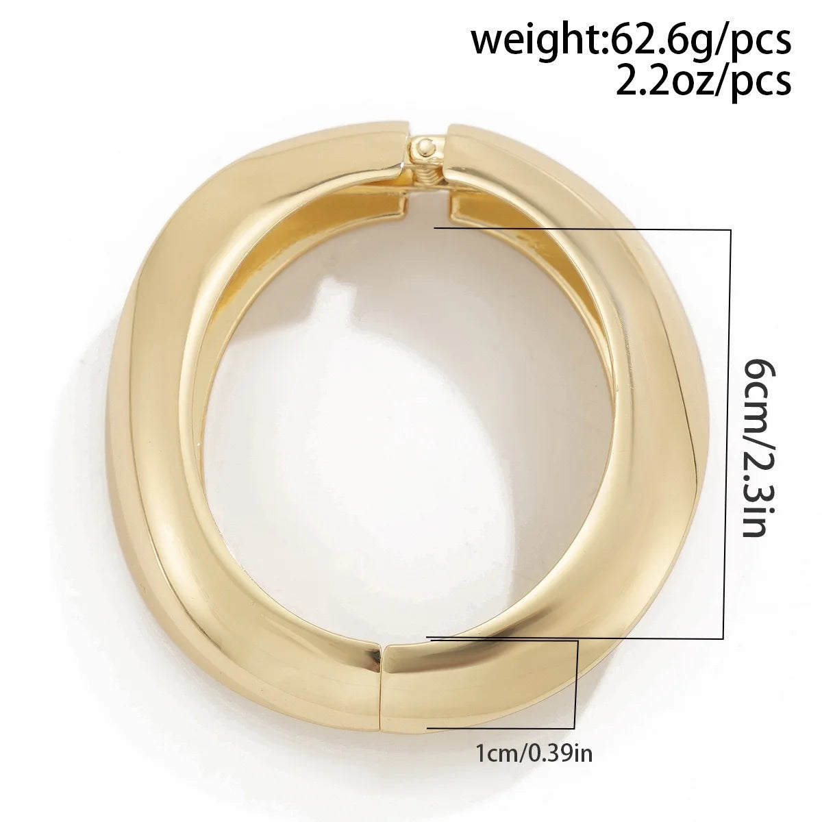 Vintage Hip Hop Metal Cuff Bangles for Women - Smarsty