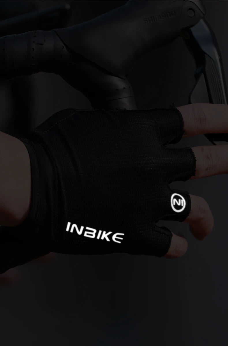 INBIKE Breathable Half Finger Cycling Gloves with Shock Absorption - Smarsty