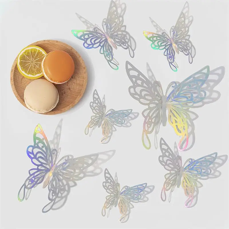 3D Hollow Butterfly Wall Stickers for Kids Room Decor - Smarsty