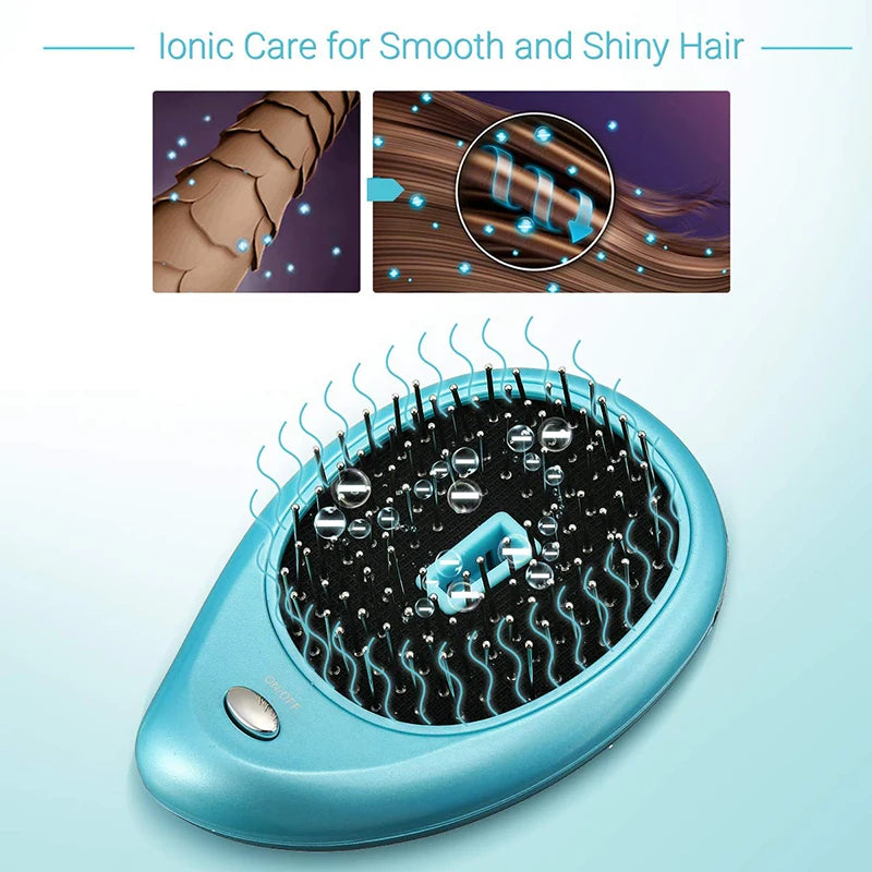 Portable Negative Ion Massage Comb for Scalp Relaxation - Smarsty