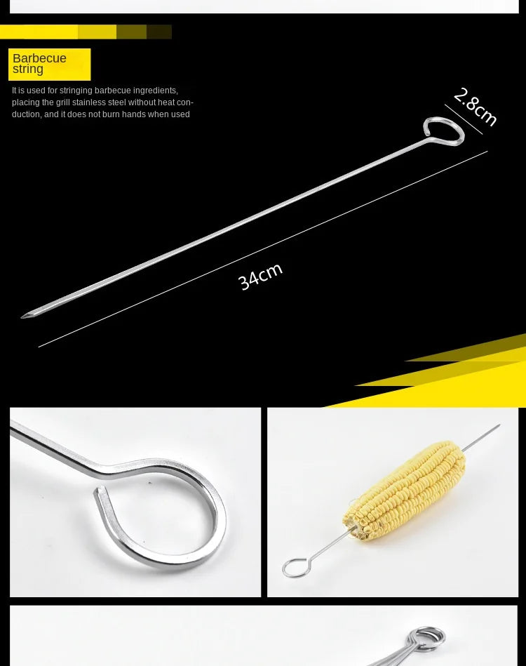 Stainless Steel BBQ Tool Set With Portable Storage Bag - Smarsty