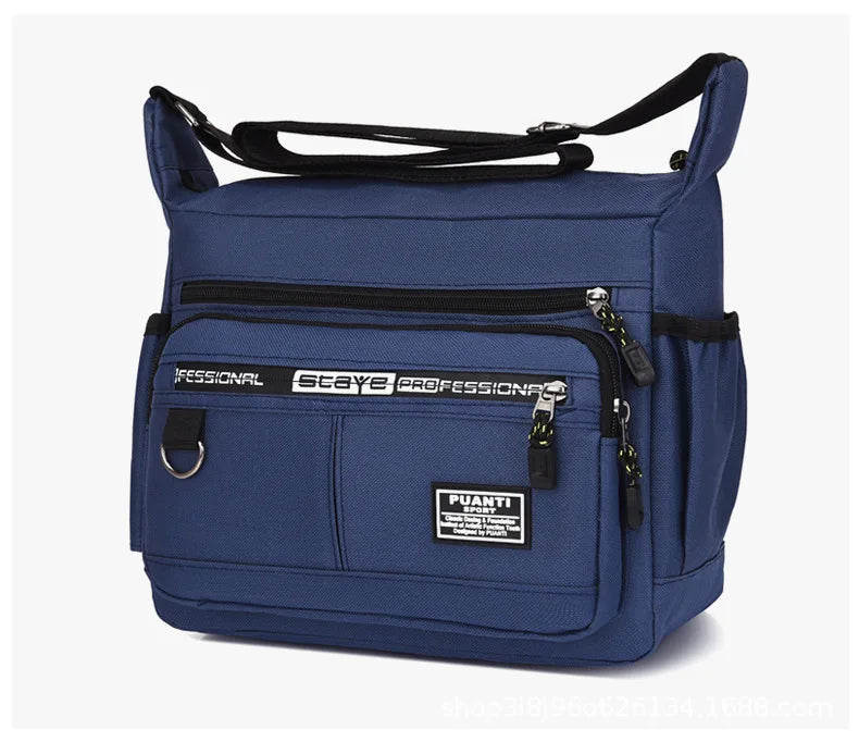 Mens Messenger Bag Crossbody Satchel Waterproof Oxford - Smarsty