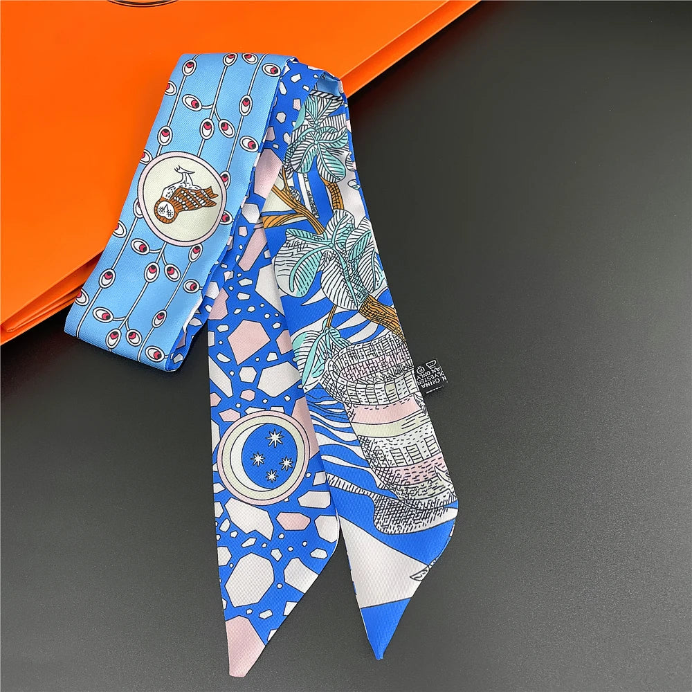Silk Summer Scarf for Women Lightweight Neckwear - Smarsty