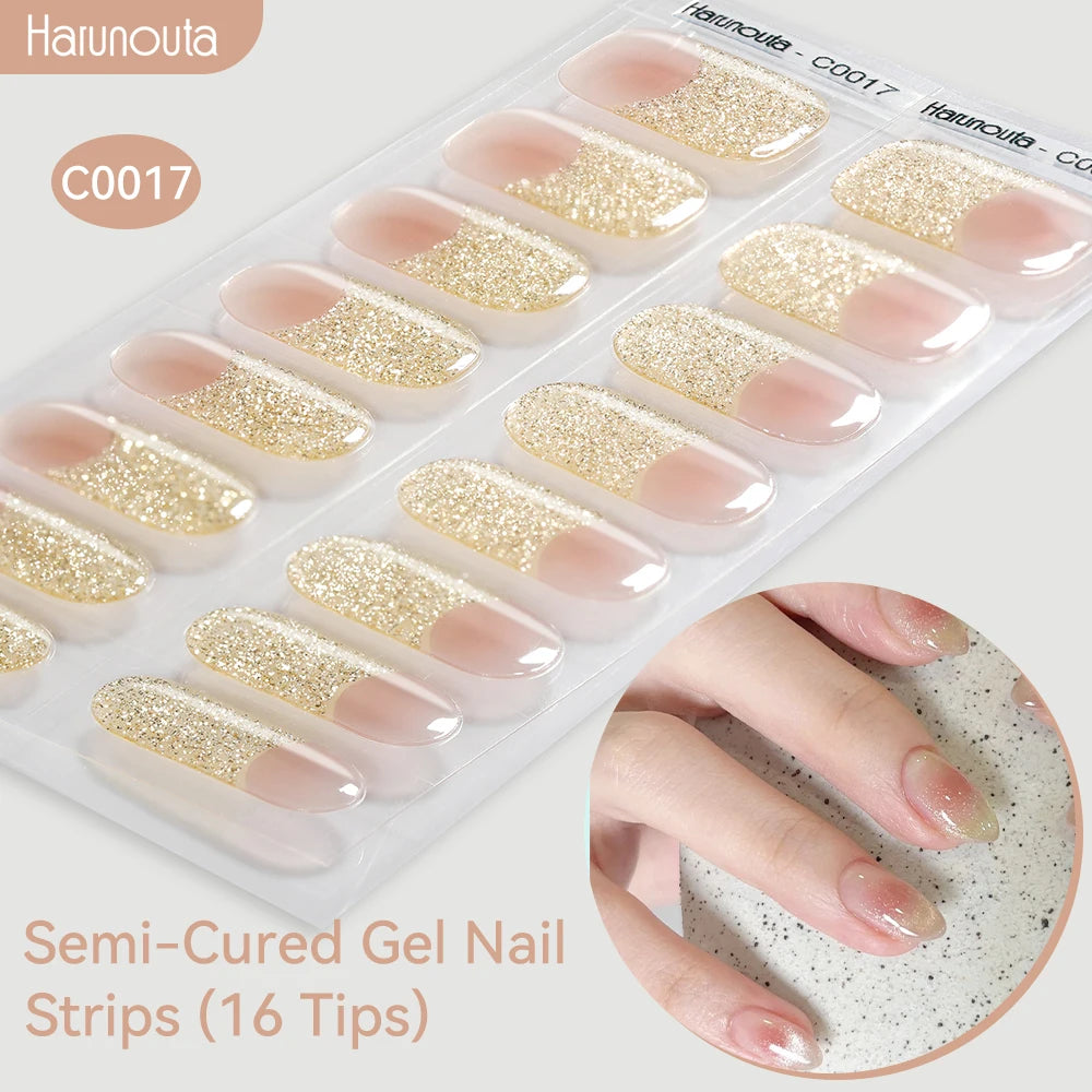 Gradient Auroras Gel Nail Strips for Easy DIY Manicure - Smarsty
