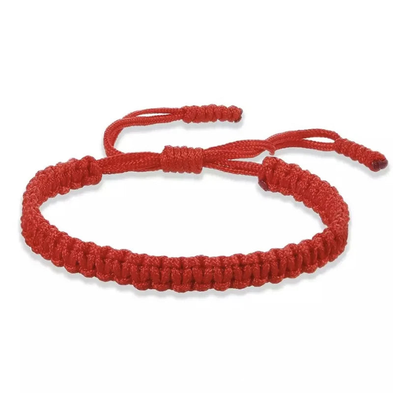 Handmade Red Black String Bracelet for Good Luck - Smarsty