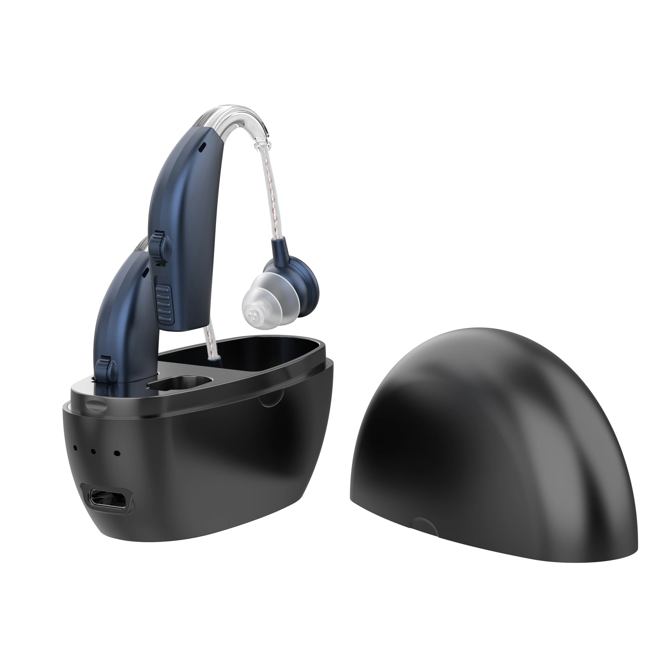 Rechargeable Portable Hearing Aid with Magnetic Charging - Smarsty