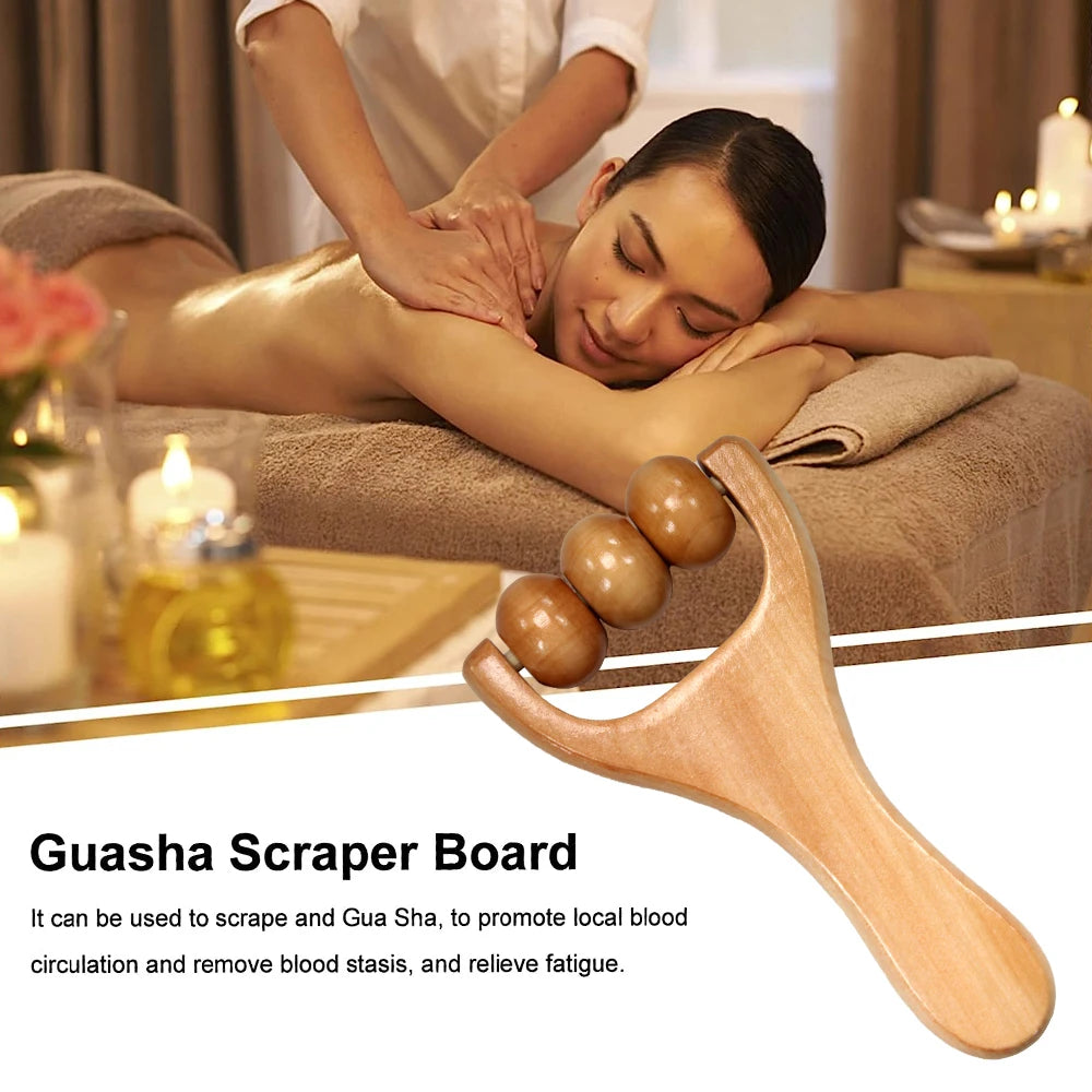 Natural Wood Massage Roller for Full Body Relief - Smarsty