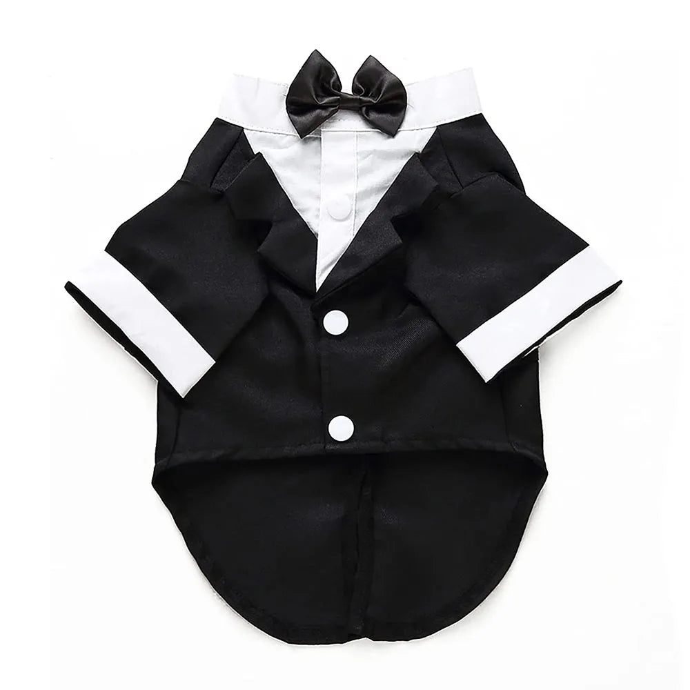 Elegant Dog Tuxedo Suit for Weddings and Parties - Smarsty