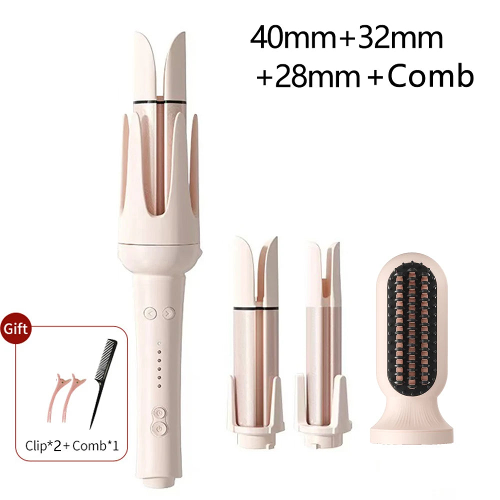 Automatic Hair Curler 32mm Rotating Ceramic Wand - Smarsty