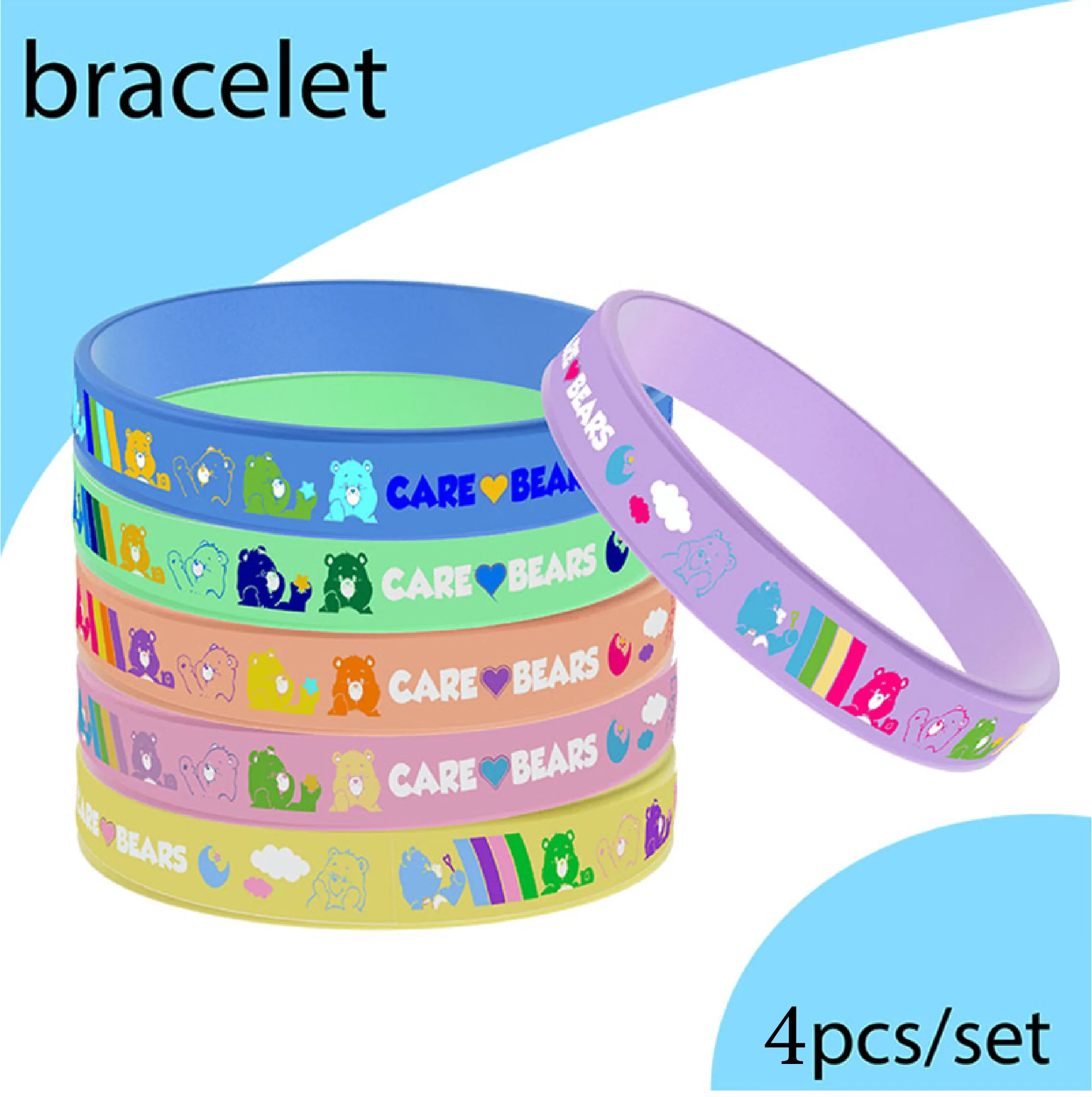 Miniso Care Bear Birthday Party Supplies Set - Smarsty