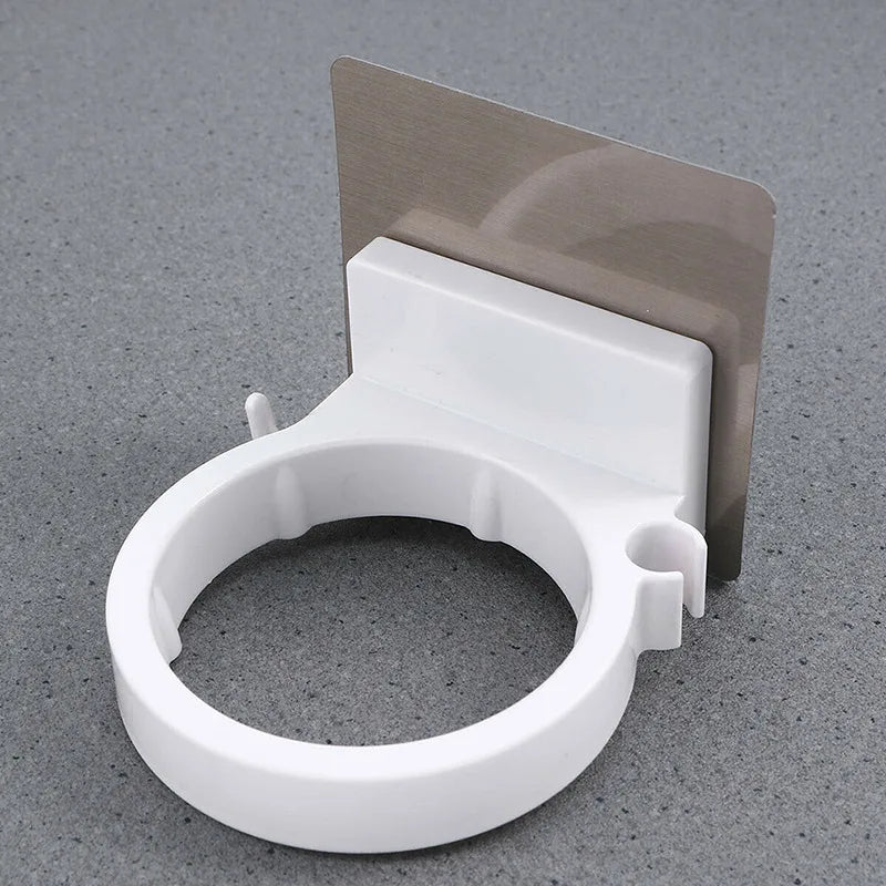 Wall Mounted Hair Dryer Holder Stainless Steel Organizer - Smarsty