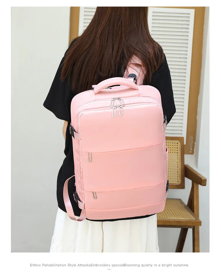 2025Men Women's Bag Large Capacity Journey Multifunction Backpack With Shoe Storage Multilayer Dry And Wet Separation Waterproof