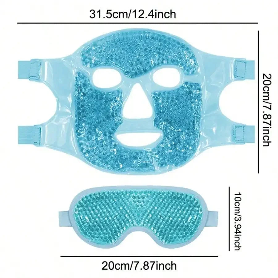 Gel Cooling Eye Mask for Refreshing Hot Cold Therapy - Smarsty
