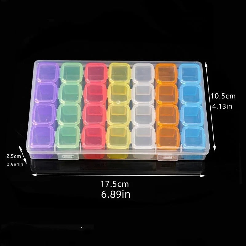 Clear Travel Jewelry Organizer with Adjustable Compartments - Smarsty
