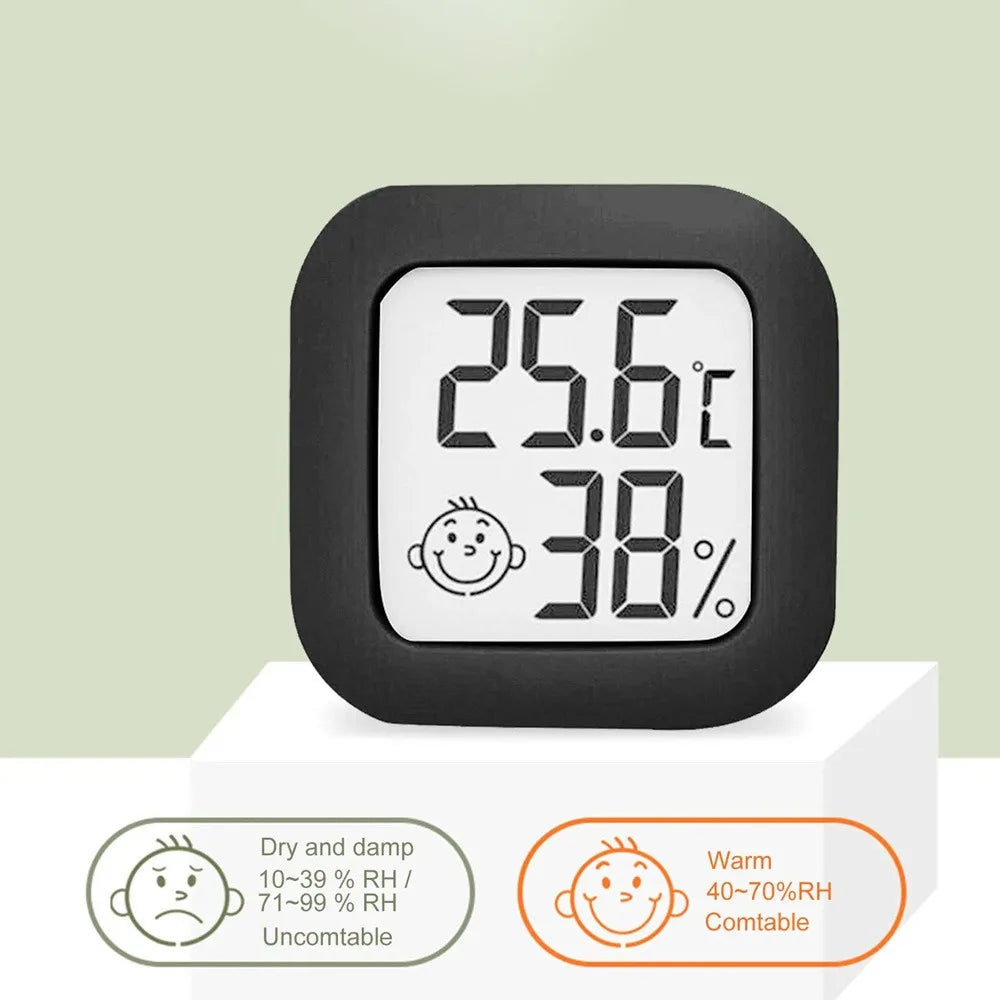 Digital Thermometer Hygrometer Indoor Room Temperature LCD Electronic Humidity Meter Sensor Gauge Weather Station For Home - Smarsty