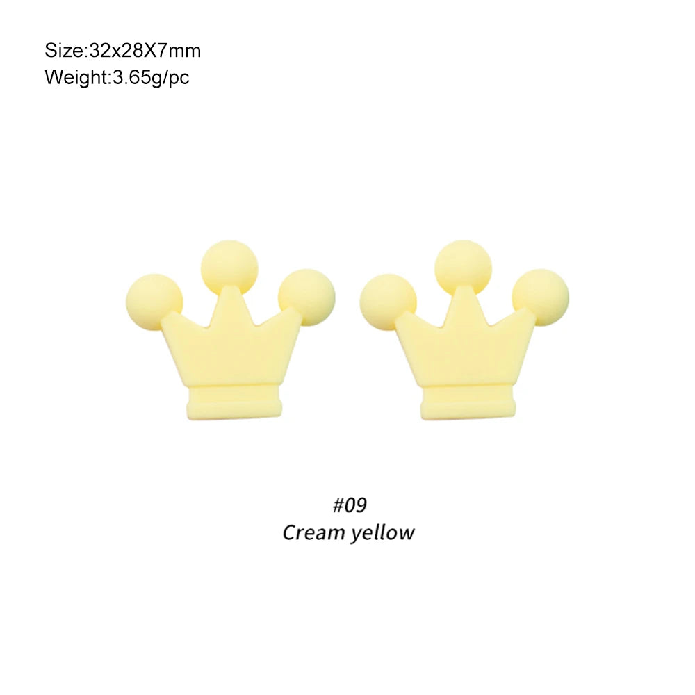 10pcs Silicone Bowknot Beads for DIY Jewelry Making - Smarsty