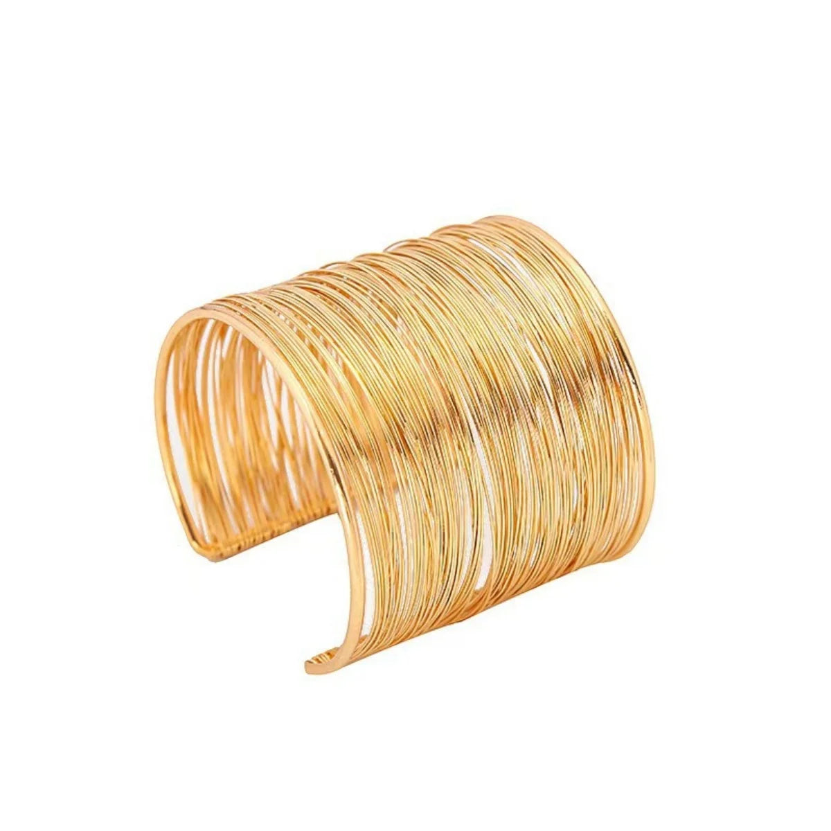 Creative Gold Metal Wire Bracelet for Fashionable Style - Smarsty