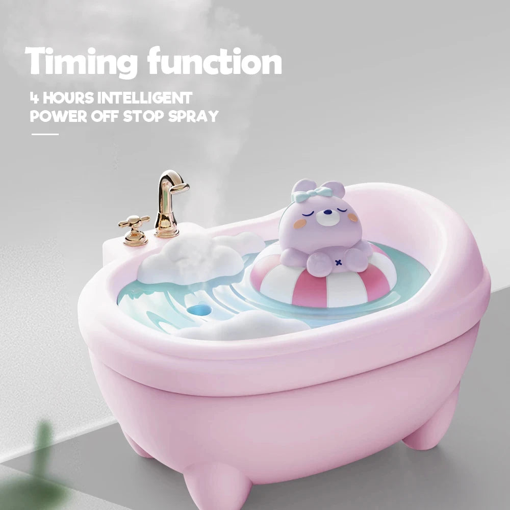 Cute Duck Mini Humidifier with Colorful Lighting - Smarsty