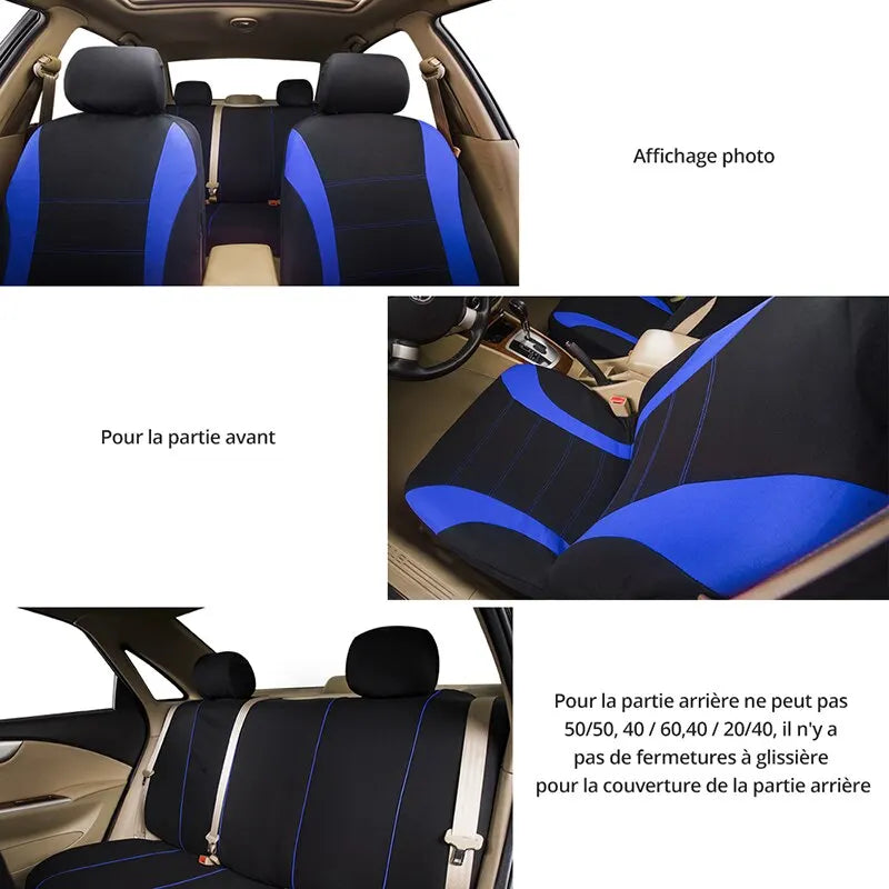 Universal Breathable Car Seat Covers Full Set For SUVs - Smarsty