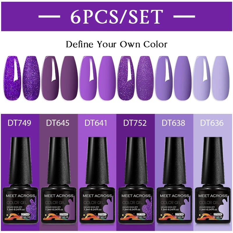 Sparkly Red Pink Gel Nail Polish Set for Stunning Nail Art - Smarsty