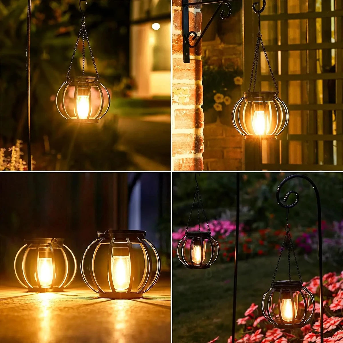 Solar LED Lanterns With Daylight Sensor For Outdoor Use - Smarsty