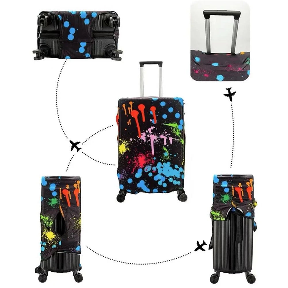 Luggage Cover Suitcase Cover Protector Suitcase For 18-32 Inch Luggage Boot Washable Prevent Scratches Travel Accessories - Smarsty