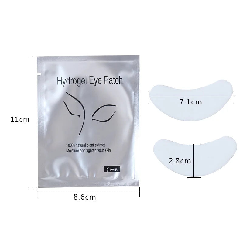 Hydrogel Eye Patches for Eyelash Extensions 50 Pairs - Smarsty