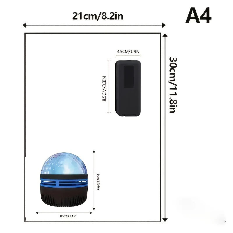 LED Galaxy Star Projector Light with Remote Control - Smarsty