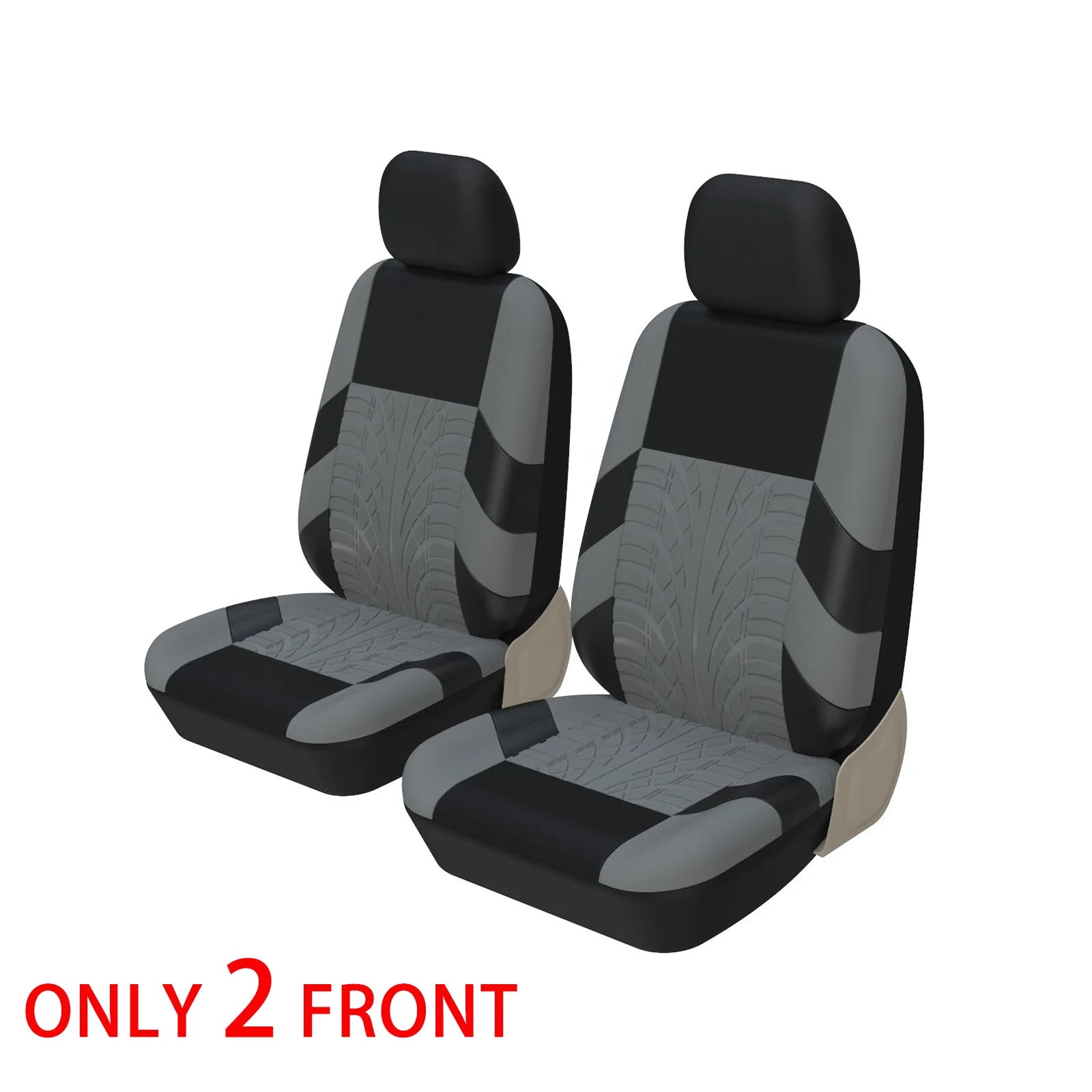 Universal Car Seat Covers Full Set Front And Rear Bench - Smarsty