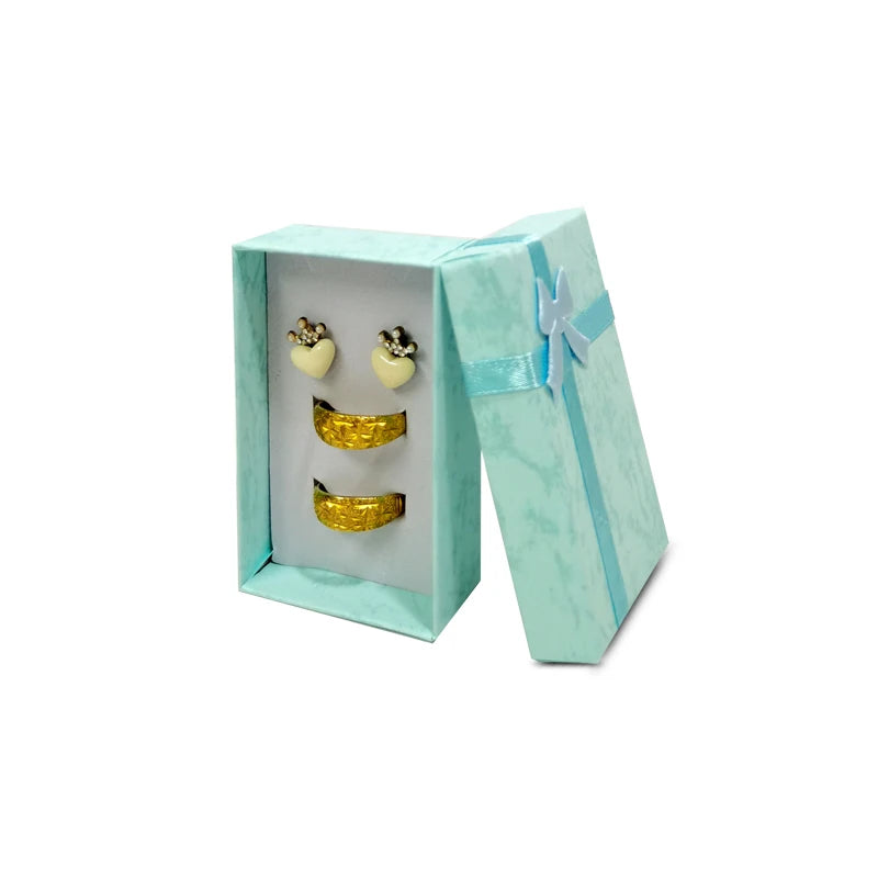 High Quality Paper Ring Necklace Set in Gift Box - Smarsty