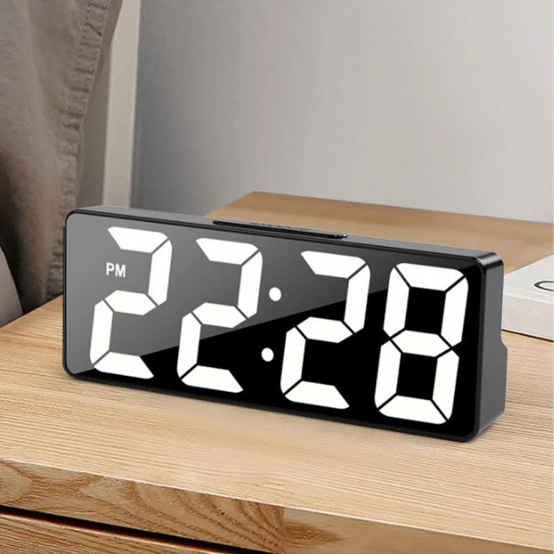 LED Digital Alarm Clock with Temperature Display - Smarsty