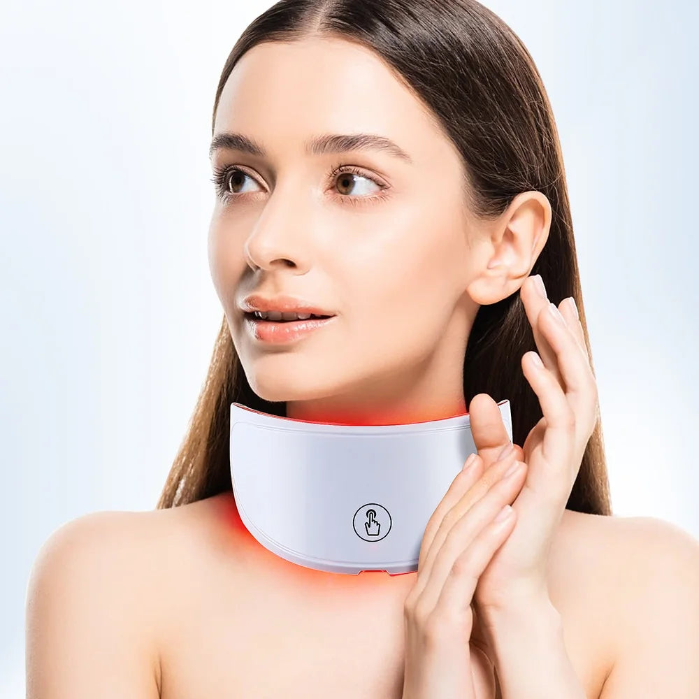 Neck LED Lift Mask for Skin Tightening and Rejuvenation - Smarsty