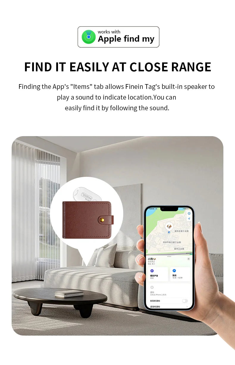Mini GPS Tracker with Bluetooth Range for Easy Item Location - Smarsty