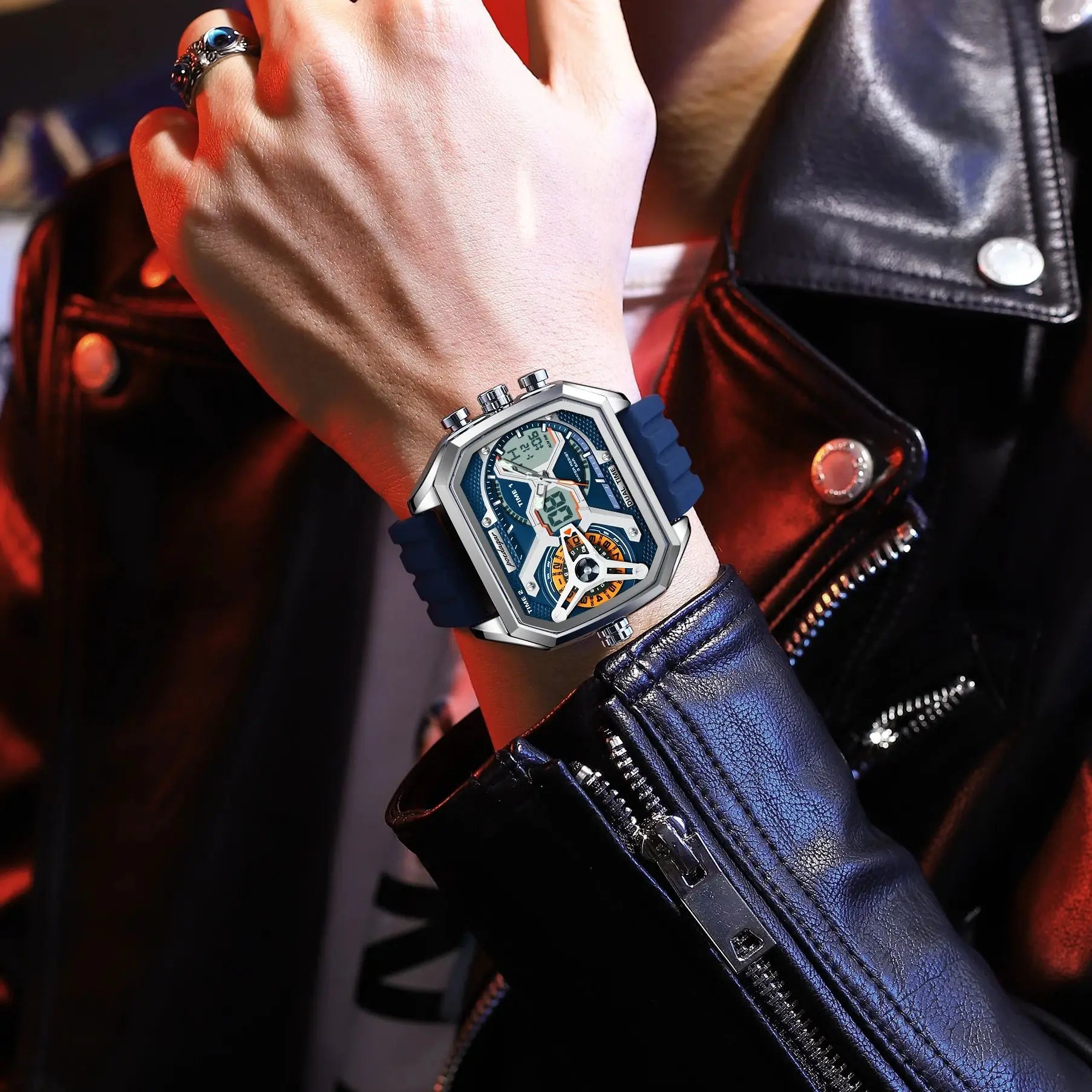 Luxury Men’s Luminous Quartz Watch with LED Calendar - Smarsty