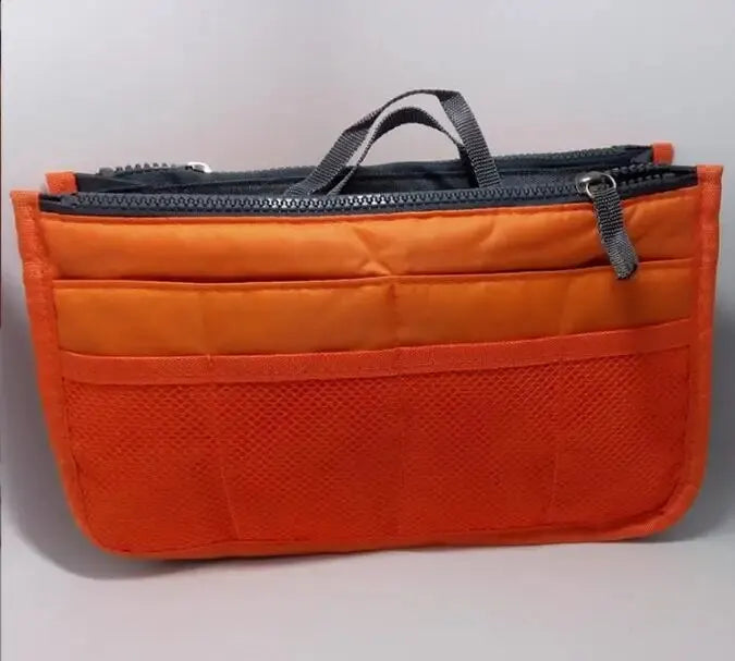 Multi Functional Large Capacity Makeup Bag Portable Double Zipper Toiletries Travel Storage Bag Mommy Bag Multi Pocket Cosmetic - Smarsty