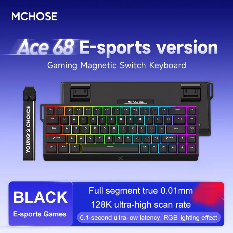 Mechanical Gaming Keyboard Rapid Trigger 8000Hz Response