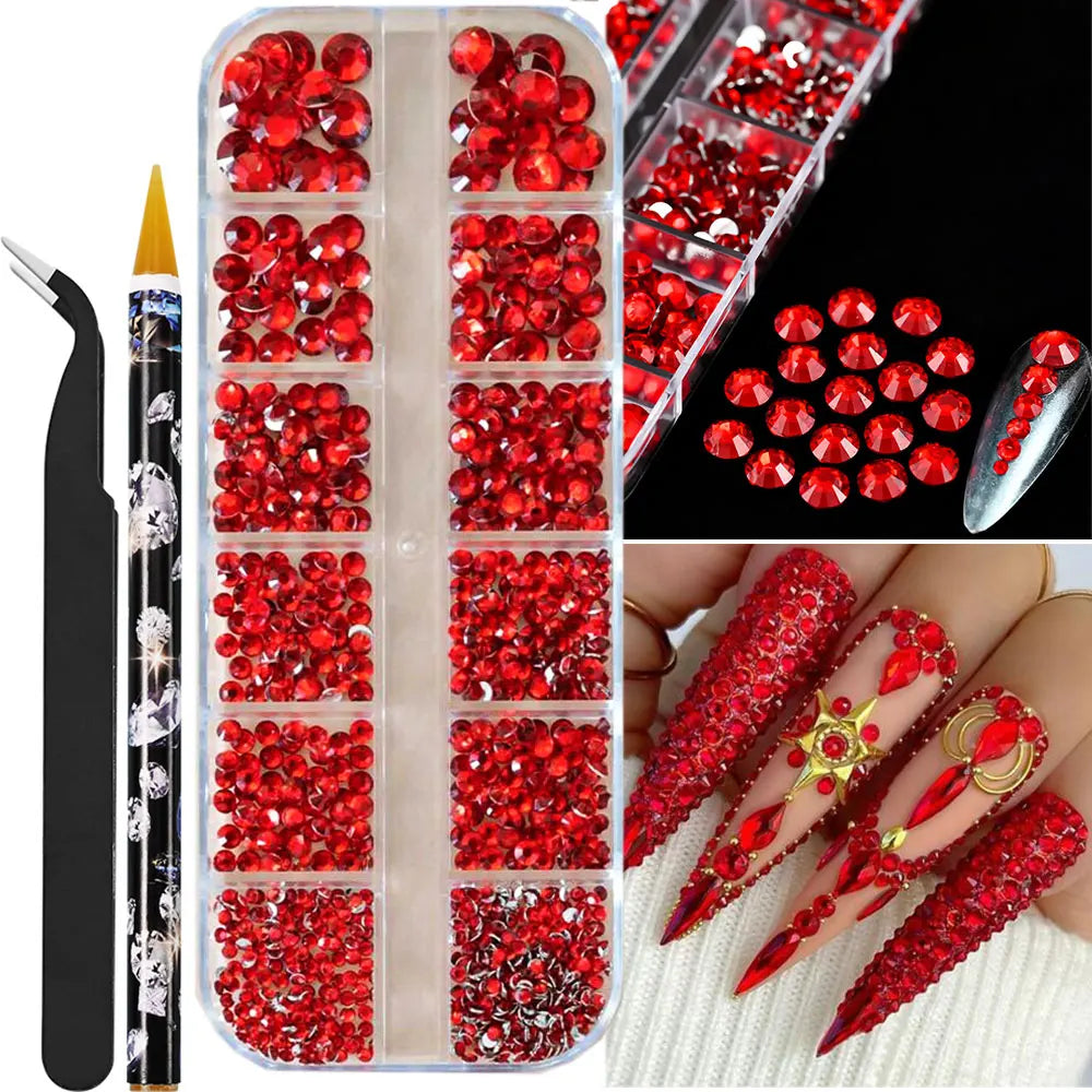 Half Round Pearl Beads for Stunning Nail Art - Smarsty