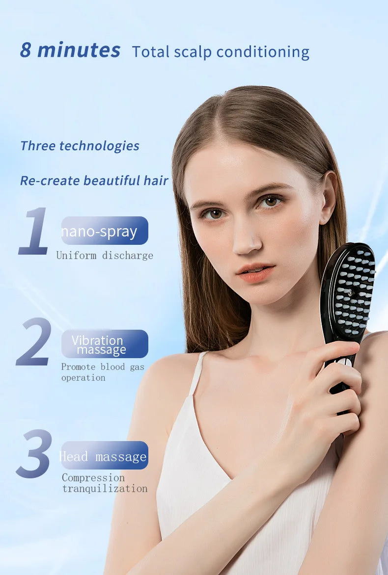 Electric Scalp Massager Comb for Hair Growth - Smarsty