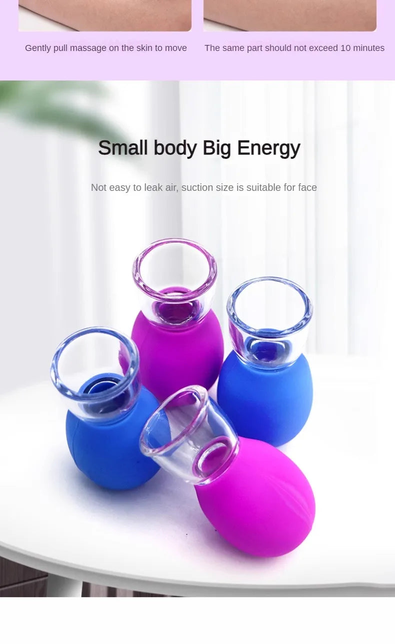Silicone Cupping Massage Set for Anti-Aging Treatment - Smarsty