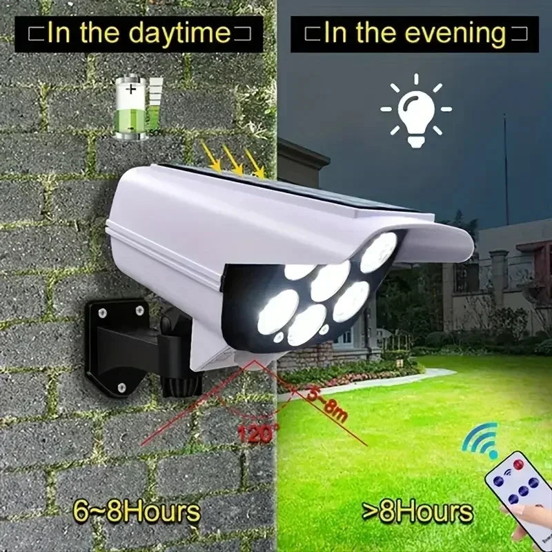Waterproof Solar LED Wall Light with Remote Control - Smarsty