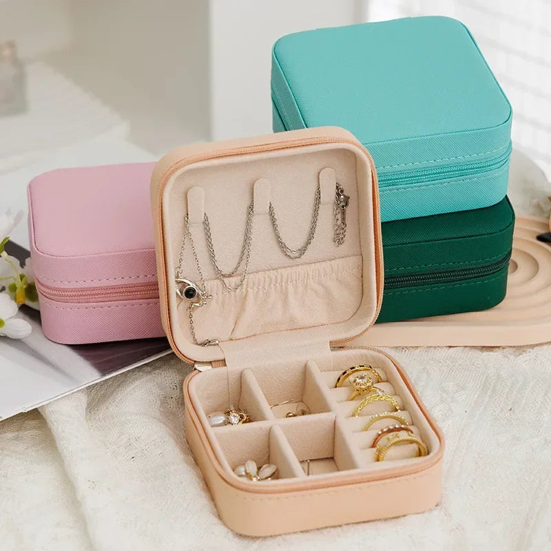 Portable Jewelry Organizer Case for Travel Storage - Smarsty