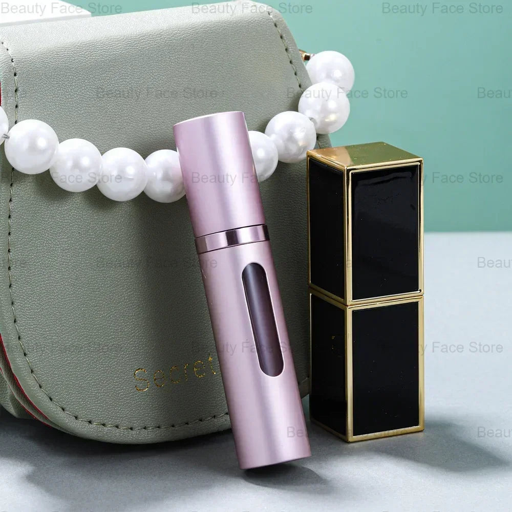 Portable Glass Refillable Perfume Bottle with Spray Pump - Smarsty