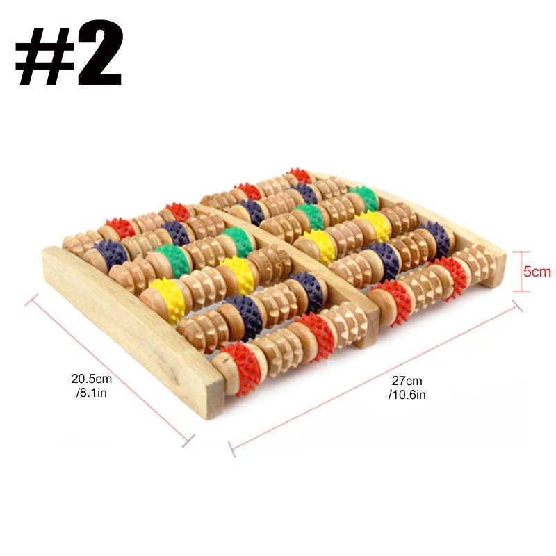 Wooden Foot Roller for Plantar Fasciitis Relief - Smarsty